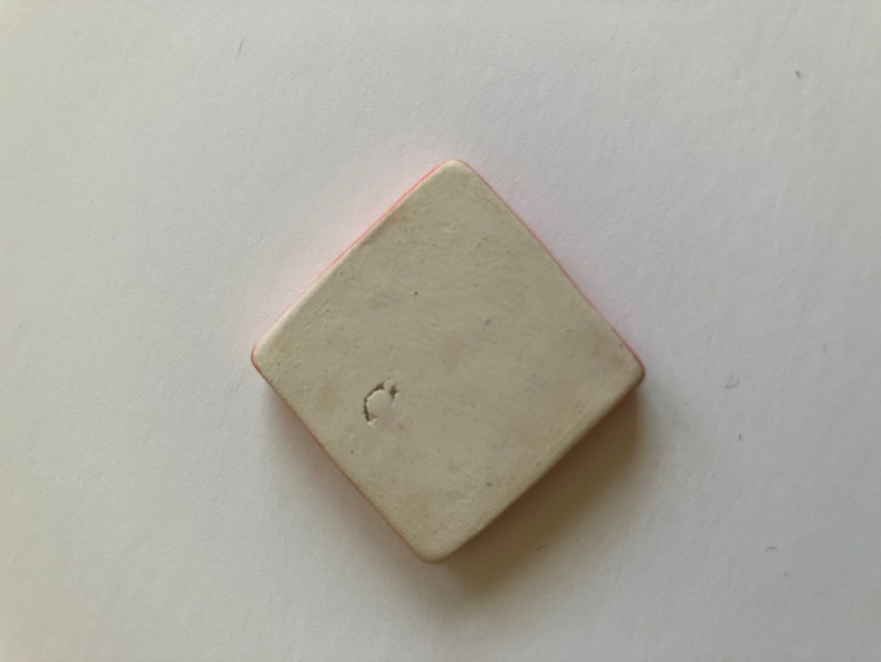 Ceramic pendant, orange image 3