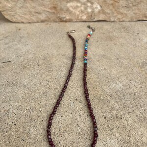 Garnet necklace image 2