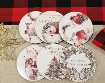 Coasters Old Fashioned Christmas Holiday