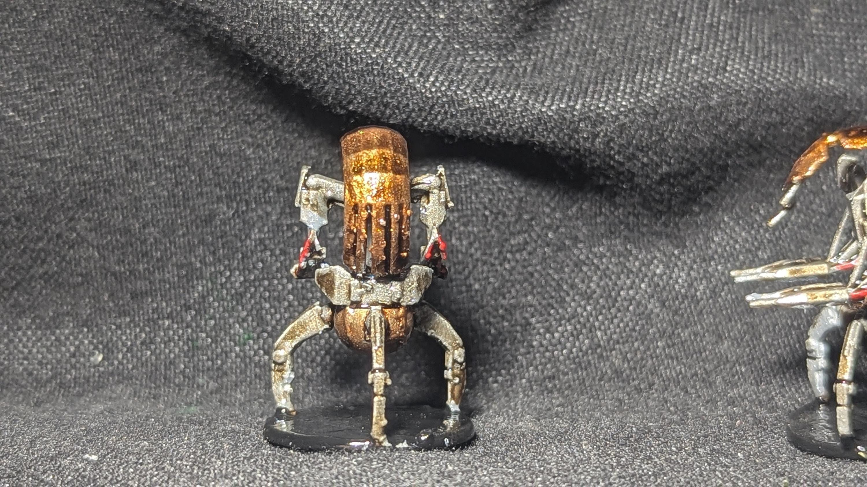 Star Wars Droideka Destroyer Droid Miniature Painted 25mm 1:72 Scale ...