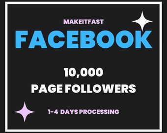 10000 Facebook Page Followers