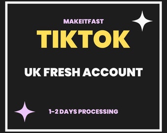 Tiktok Creativity Program UK Fresh Account