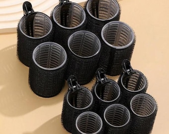 18pcs/Set Large Size Hair Rollers With Clips, Self-Gripping Curler Suitable For Long/Medium/Short Hair And Bangs