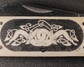 Special - Scrimshaw Double-Dog Pocket Knife