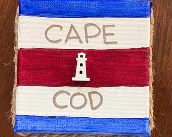 Tapiz decorativo de pared costero de Cape Cod