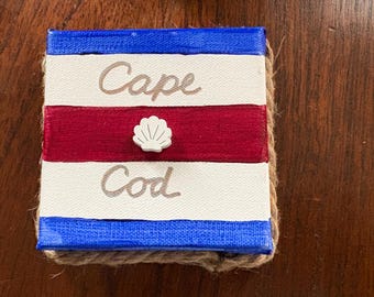 Tapiz decorativo de pared costero de Cape Cod