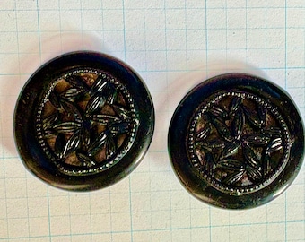 Botones ornamentados multicapa - Par grande