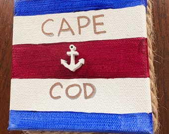 Tapiz decorativo de pared costero de Cape Cod