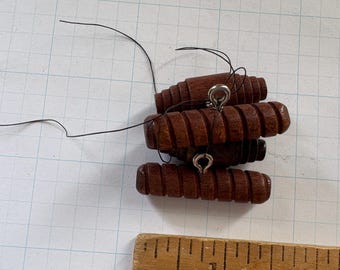 Botones de madera para abrigos - Juego de 4