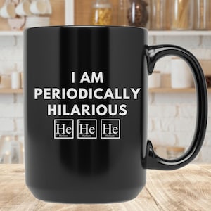 Periodic Table Mug for Chemistry Lovers - Funny Science Coffee Cup, Grad School & Teacher Appreciation Gift