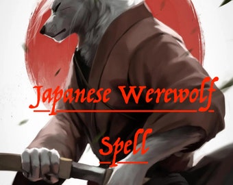 Hechizo de hombre lobo japonés