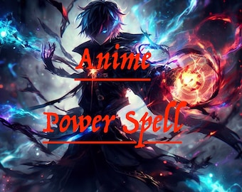 Hechizo de poder de anime
