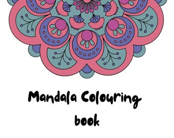 Mandala colouring book