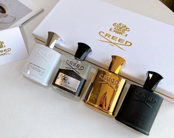 Creed 30ML x 4 Gift Set Perfume Creed Aventus, Silver Mountain Water, Millesime Imperial, Green Irish Tweed