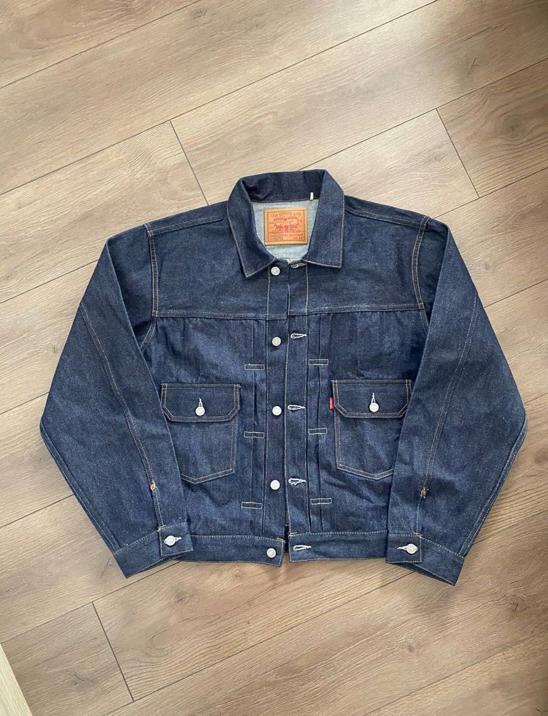 Vintage 1953 Levis 507XX Big E Type 2 Denim Jacket Single