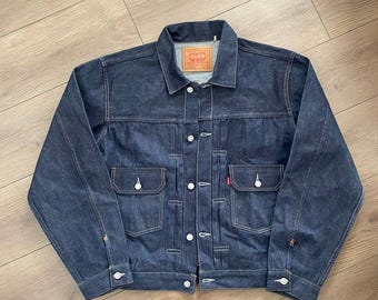 1944 Levis S506XXE WW2 Type 1 Raw Denim Jacket T Back Ultra