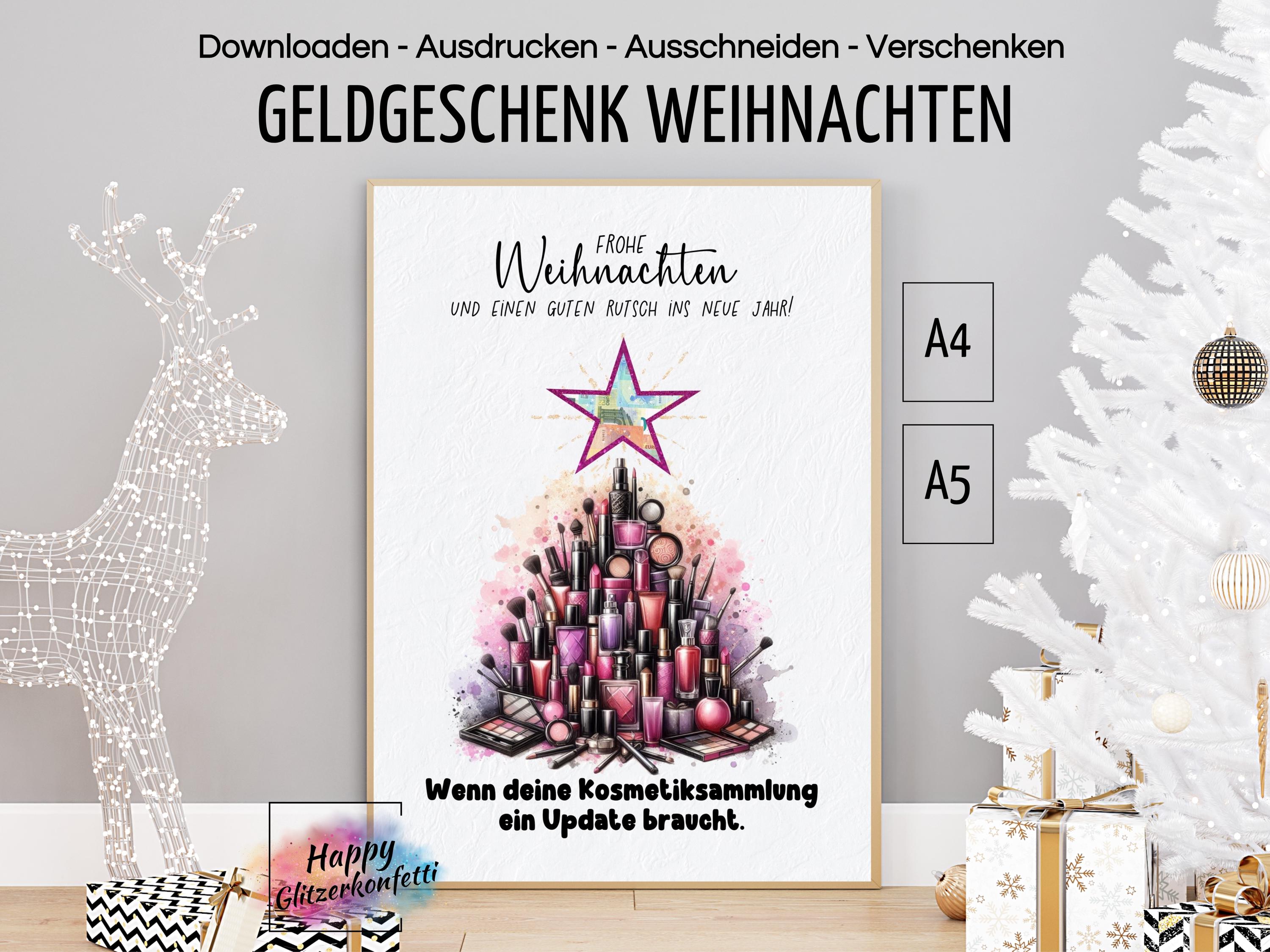 Produktbild von Weihnachtsgeldhalter | Geld Weihnachtskarten Mit Umschlägen, Weihnachtsdekoration, Karten Für Bargeldgeschenke Für Väter Mütter Eltern Veranstaltungsorganisatoren Frauen Männer Großeltern Teenager Par