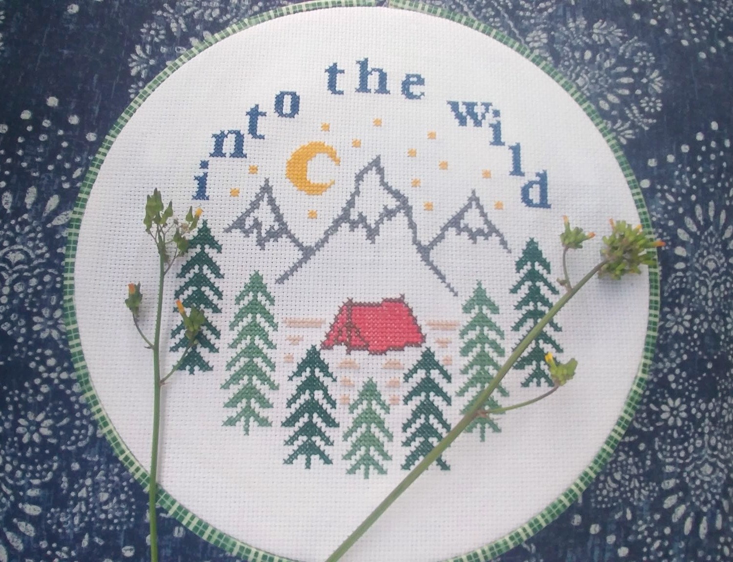 Wild Mountain Wilderness Woodland Cross Stitch Pattern - Etsy