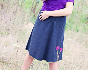 Luna Charcol Skirt