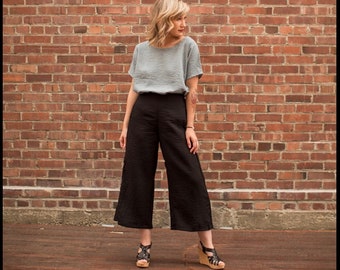 High Rised Wide-Leg Pants