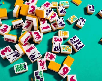 Flotsam™ — 3D-Print Your Own Lightweight Floating American Mahjong Tiles (Commercial License)