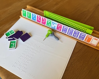 Braille Mahjong Accessibility Kit – Adapt American Mah Jongg for Players with NLP Blindness