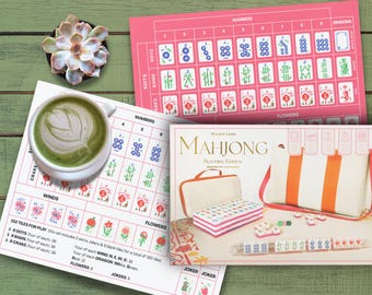 American Mah Jongg Tile Guide for Sams Club Blooming JoyC Tiles – Printable PDF