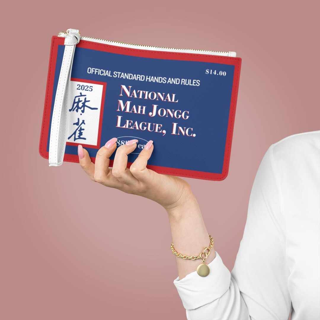 1996-2026 Mahjong Clutch, Modern Style for Standard or Large NMJL