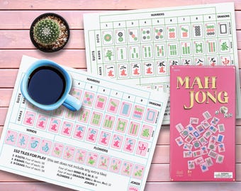 Guía de fichas de Mah Jongg americano para Hobby Lobby (PDF imprimible)