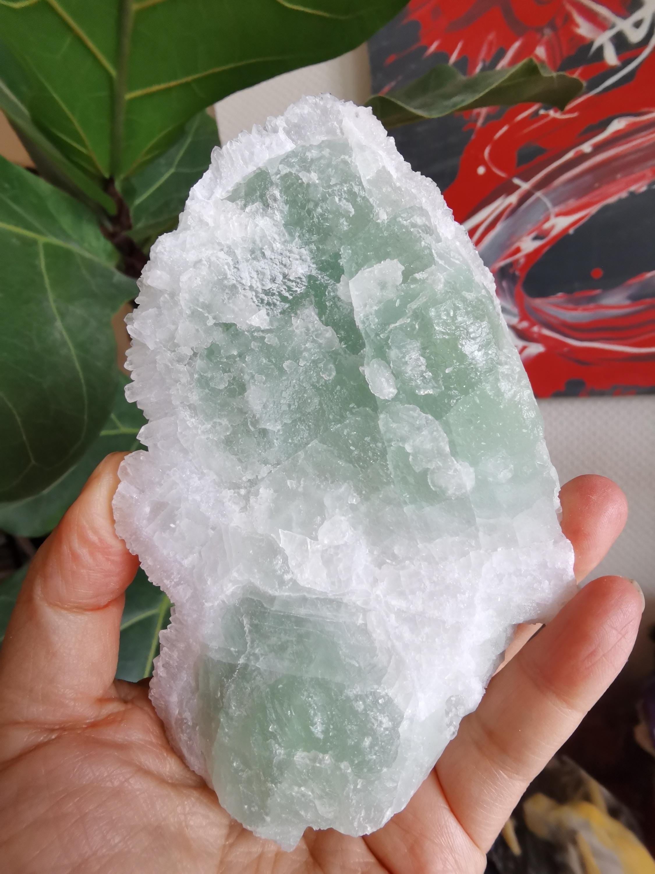 グリーンフローライト Fluorite ◇天然石・鉱物 Green 377g 広東省産 