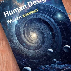 Human Design knowledge compact clear reading guide in the form of a DIN A2 PDF image 1