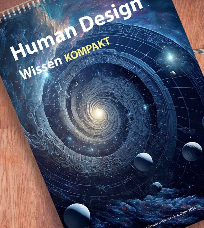 Human Design knowledge compact clear reading guide in the form of a DIN A2 PDF image 1