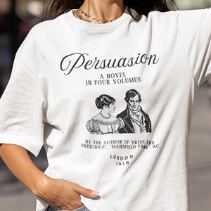 Komfort Farben Überzeugung Jane Austen Tshirt, Anne Elliot Tshirt, Friedrich Wentkorbert Tshirt, Regency Ära Hemd, englische Literatur Hemd