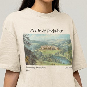 Pride and Prejudice Shirt: Pemberley Print, Jane Austen Gift