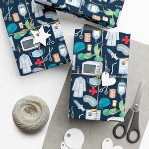 doctor themed wrapping paper, gifts for kids