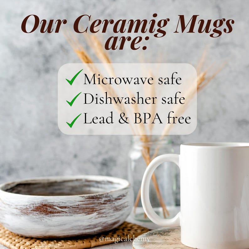 Mycology Watercolor Mushroom Mug Lead and BPA Free, Christmas Gift