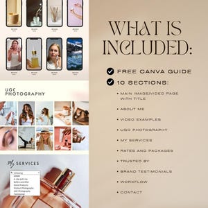 UGC Portfolio Template Canva