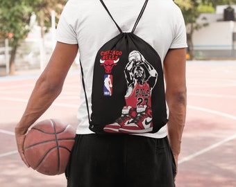 Sac de sport Gymsac Air 1 Jordan 23 Inspired en coton bio premium sur mesure Sac de sport