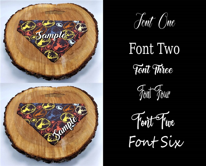 Forest Print Deer Squirrel Acorn Dog Bandana Over the Collar Pet Scarf Cat Bandana Custom Dog Neckerchief
