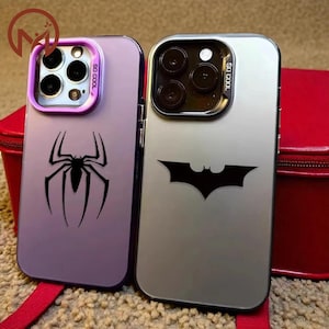 Anime iPhone Case – Cute Matte PC Cover, Shockproof Anti-Scratch Case for iPhone 14/15, Aesthetic Cartoon Anime Phone Case