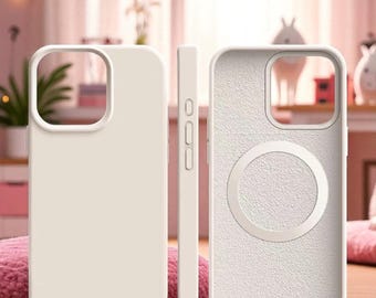 Minimalistische MagSafe Silikonhülle für iPhone 13 14 15 16 Magnetische weiche flüssige Abdeckung kratzfest, staubdicht, kabelloses Laden