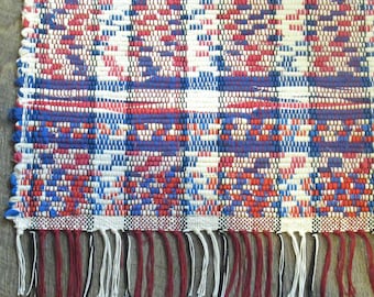 Rag Rug "Fourth of July"  Short and Sweet
