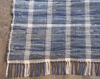Rag Rug "Tangled Up in Blue Jeans XVIII "