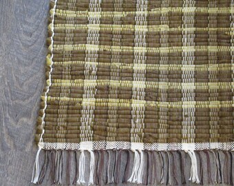 Rag Rug "Wild Honey"  OOAK Wool Rug