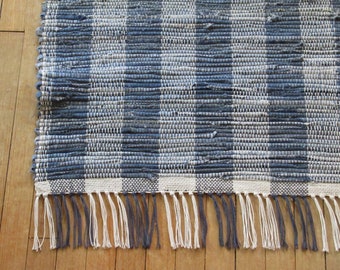 Rag Rug "Tangled Up in Blue Jeans XXV"