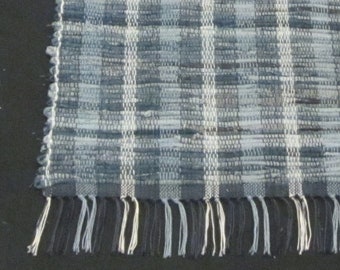 Rag Rug "Blue Jean Baby Gets Blue VIII"