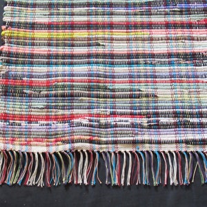 Rag Rug  Kindergarten Roundup &quot;Sasha&quot; Hit or Miss pattern