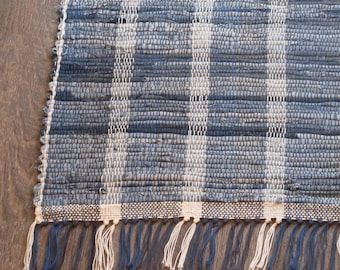 Rag Rug "Tangled Up in Blue Jeans XI"