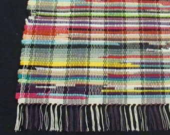 Rag Rug  Kindergarten Roundup "Kitty" Hit or Miss pattern