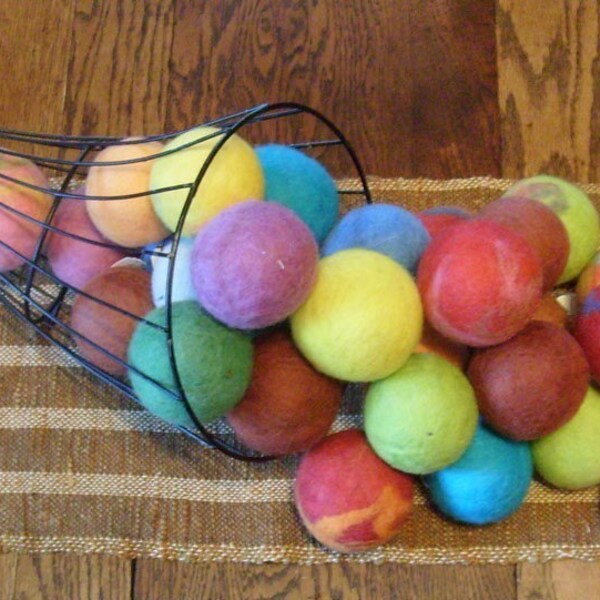 Needle Felted Balls Etsy